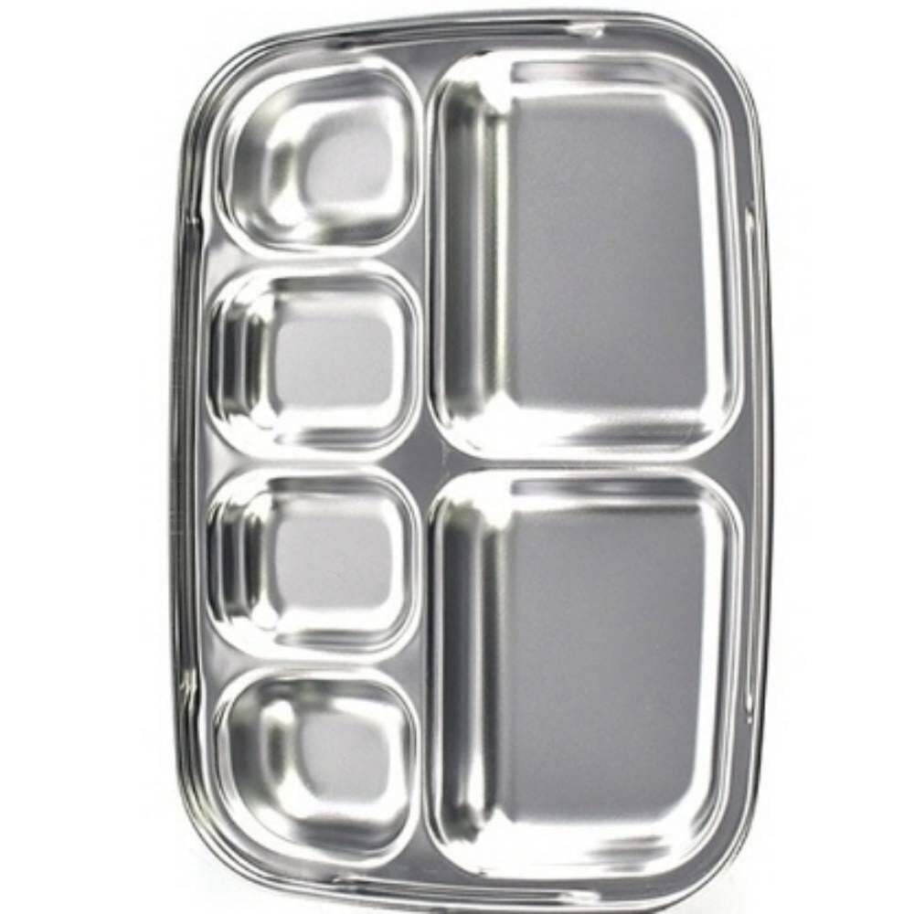 삼미호협력사 지오벤처스 아동식판 유아급식식판 도시락 4찬 식판 스텐식기 유아식사용기