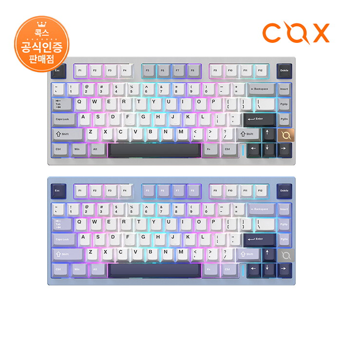 콕스 [입점특가] COX CA75 3모드 풀 알루미늄 유무선 기계식 키보드