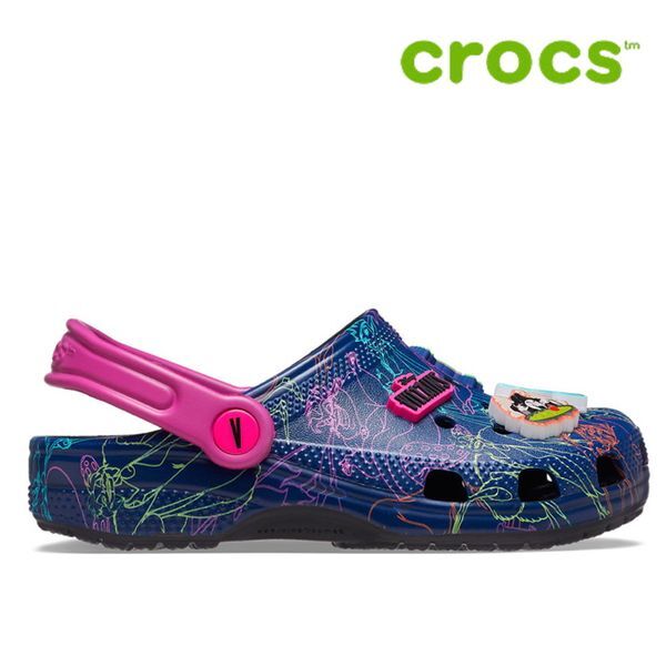 크록스 [하프클럽/크록스]크록스 아동 샌들 /D17- 207722-001 / 클래식 디즈니 빌런즈 클로그 키즈