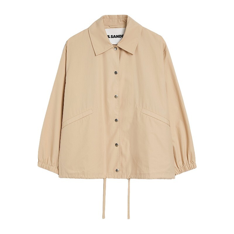 JIL SANDER 질샌더 질샌더 볼드 백 로고 드로스트링 블루종 J04AM0001J45026 236
