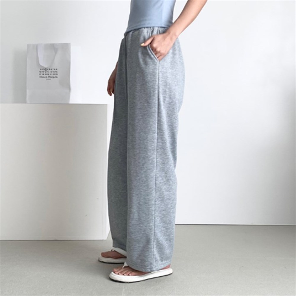 신상오픈런 협력업체 신상-오픈런 여성 심플 일자 밴딩 팬츠 무지컬러 프리사이즈