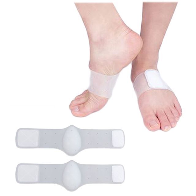 지오벤처스 발바닥 아치 보호 실리콘 찍찍이 아대 중족골 쿠션