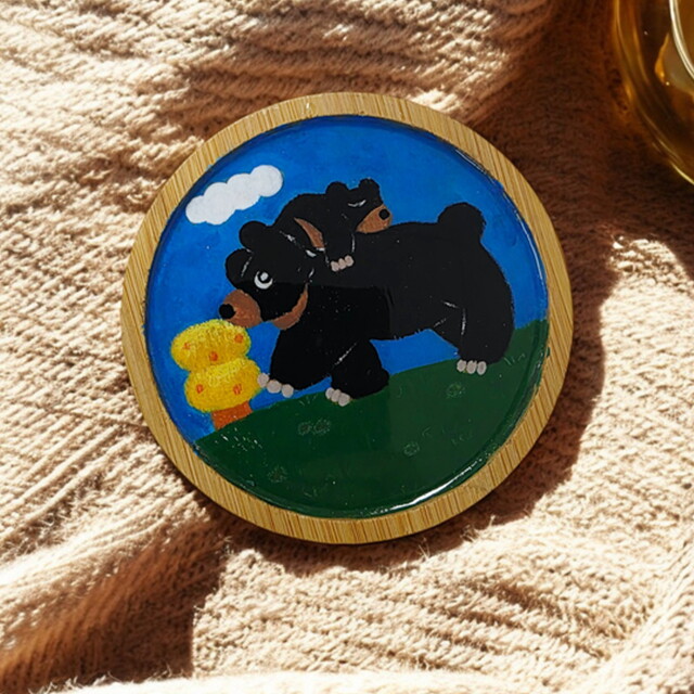 에듀팜 에듀팜 멸종위기종 동물 우드 티코스터 키트 인테리어소품 컵받침 만들기 세트