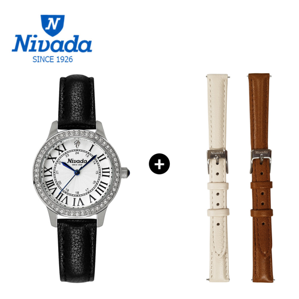 기타 [니바다][NIVADA] 니바다 1 2 체인저블 여성용 가죽시계 3014 (3가지연출)