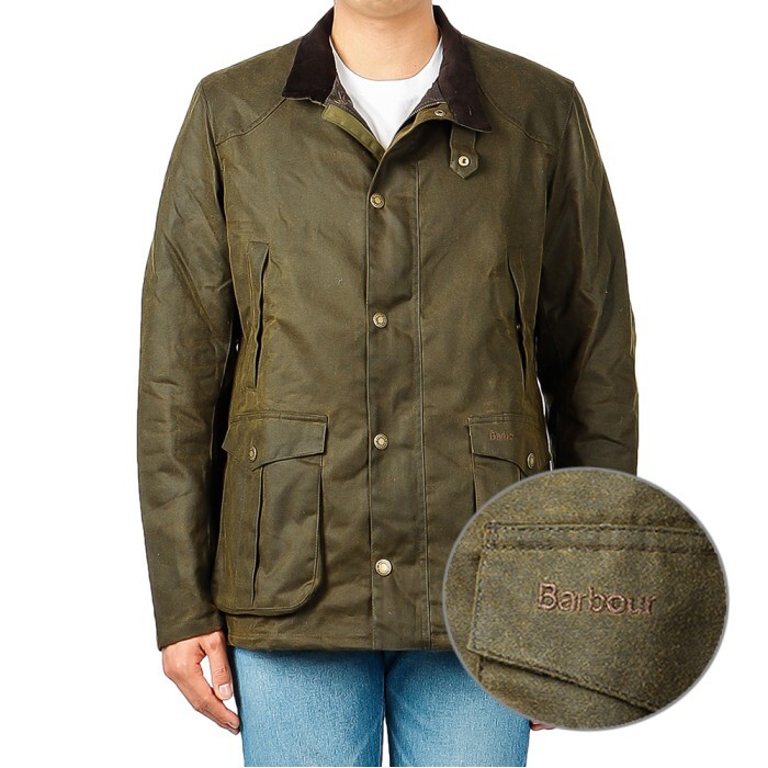 바버 바버 [바버] (MWX1082 OL51) 남성 리워드 왁스 자켓
