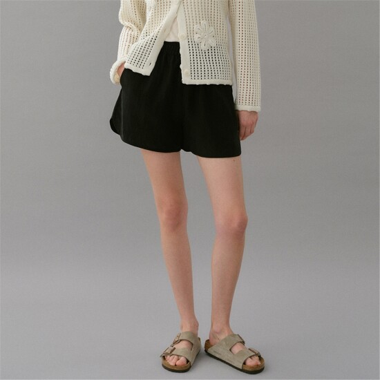 [블랭크공삼][블랭크03] cupra nylon banding shorts (black)