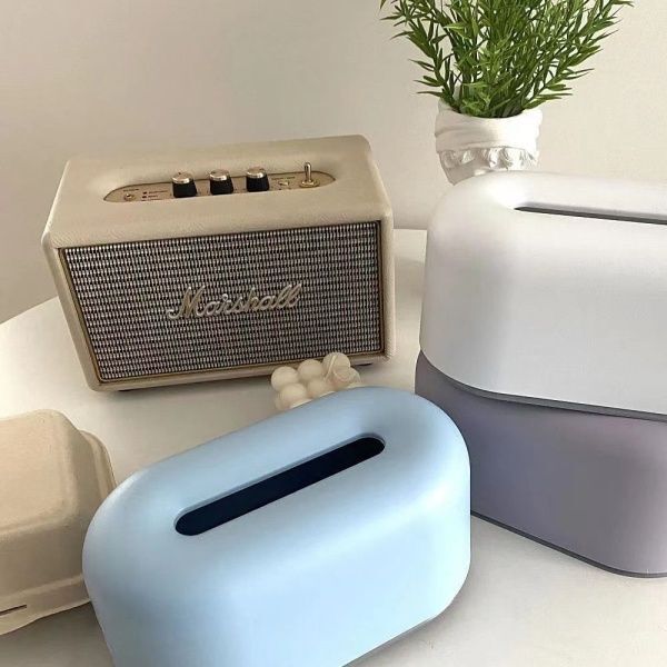 sj상사 교보문고 알로하감성 심플화이트티슈케이스