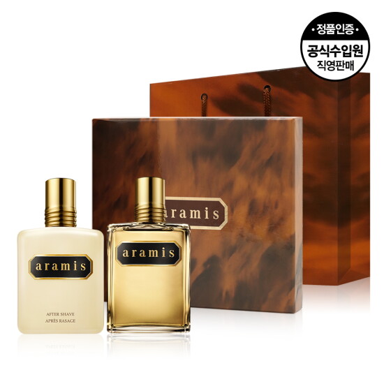 [아라미스]아라미스 EDT 기프트 세트 (향수 EDT 110ml+애프터셰이브 스킨 200ml) + 쇼핑백