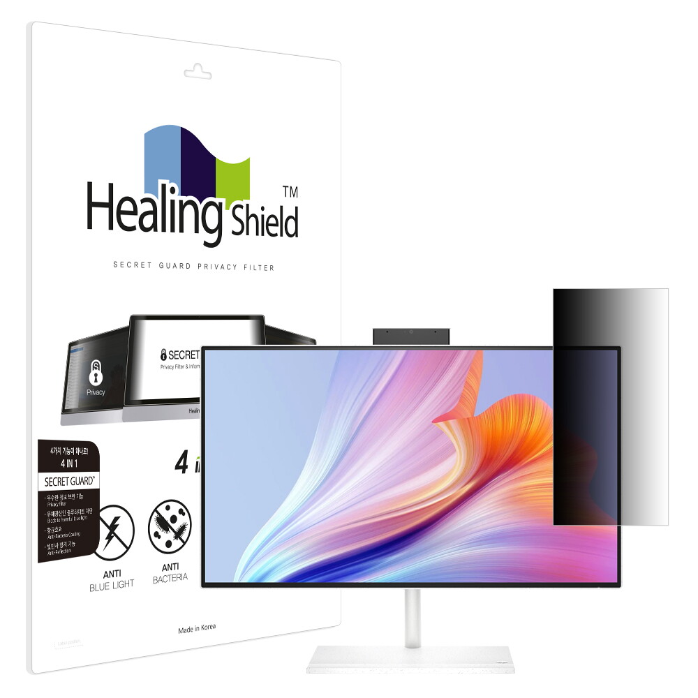 힐링쉴드 HP 24-ck0041kr SNS 메신저 사이드 프라이버시 보안필름