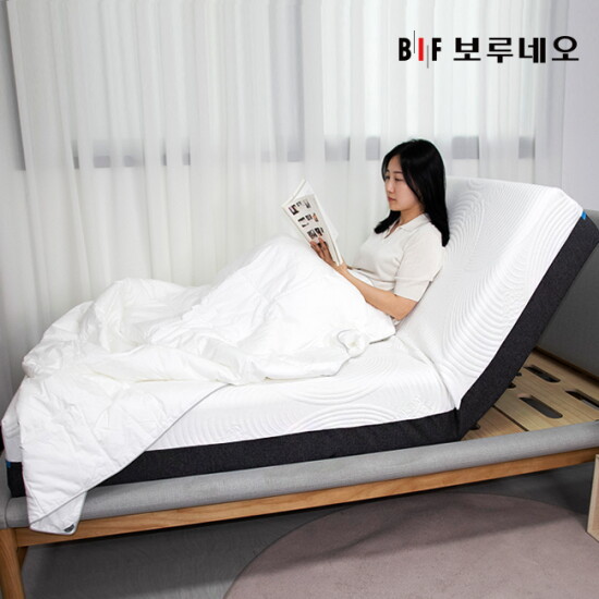 [보루네오 하우스]앳홈 아톰 모션 베드 매트리스 일체형 퀸(Q 1500)_무선형 리모컨 _착불