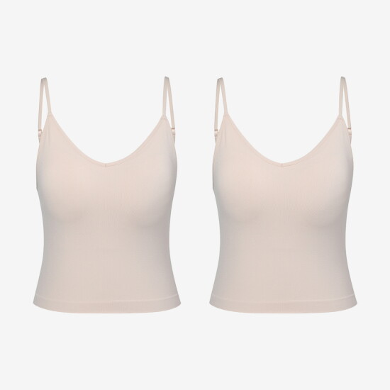 [세컨스킨][최초가55,800원][SET] 심리스 캡내장 브라미 2종