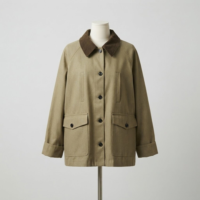 온앤온 온앤온 카라 배색 자켓 M/BEIGE EVR NJW6W-M9140 9U