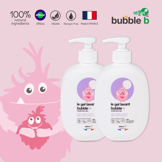 [버블비][1+1] 버블비 유기농 탑투토 샤워젤 400ml