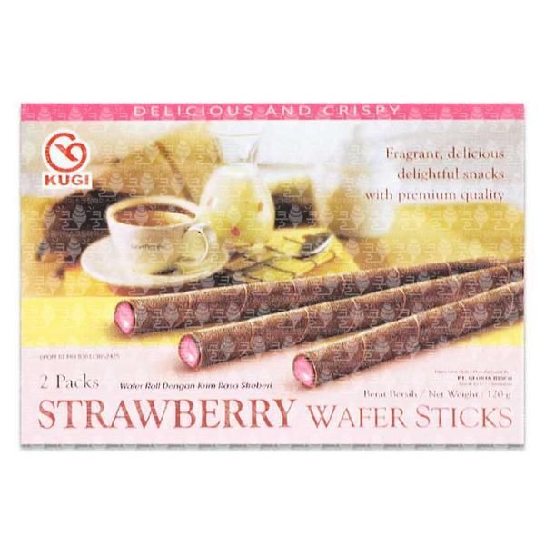 교보문고 EXTREMO KUGI 딸기맛 와퍼스틱 120g 5개 CH2049013