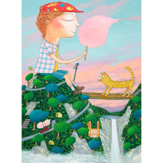 [스페이스엄][이경훈/원화] sweet sunset (53 x 73) 2022