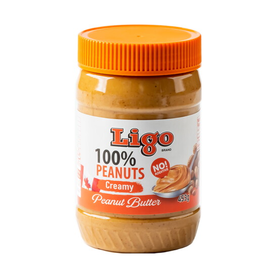 [리고][LIGO] 리고 100프로 땅콩버터 크리미 453g * 1병