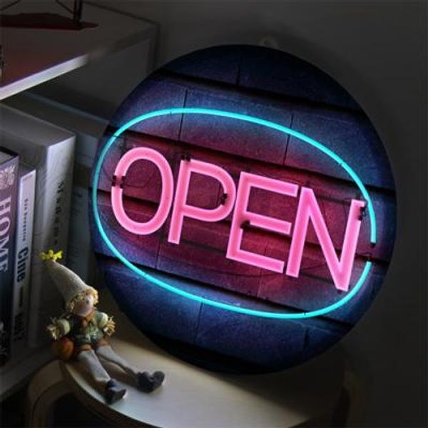 교보문고 꾸밈 nd029-LED액자35R 네온글씨오픈02