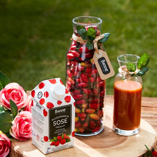 [본네]프리미엄 로즈힙 퓨레 주스 500ml 24개입