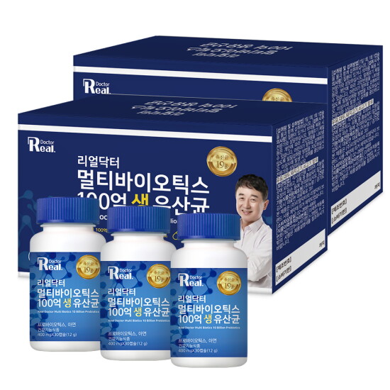 [리얼닥터]★엘라이브 특가★멀티바이오틱스 100억 생유산균 6개월분(400mg x 30캡슐 x 6개)
