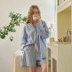 [울랄라파자마][정상가 84,000원] 레브 긴팔 여성페어 블루 (40수)