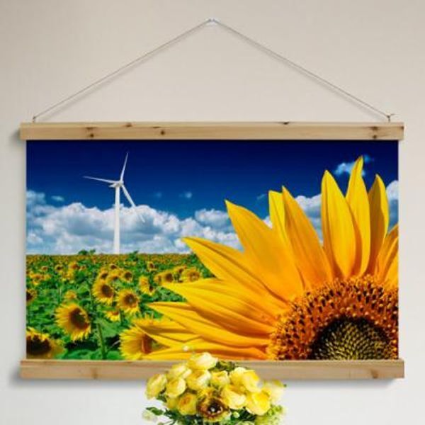 꾸밈 교보문고 꾸밈 cj991-우드스크롤 90CmX60Cm-금전운해바라기