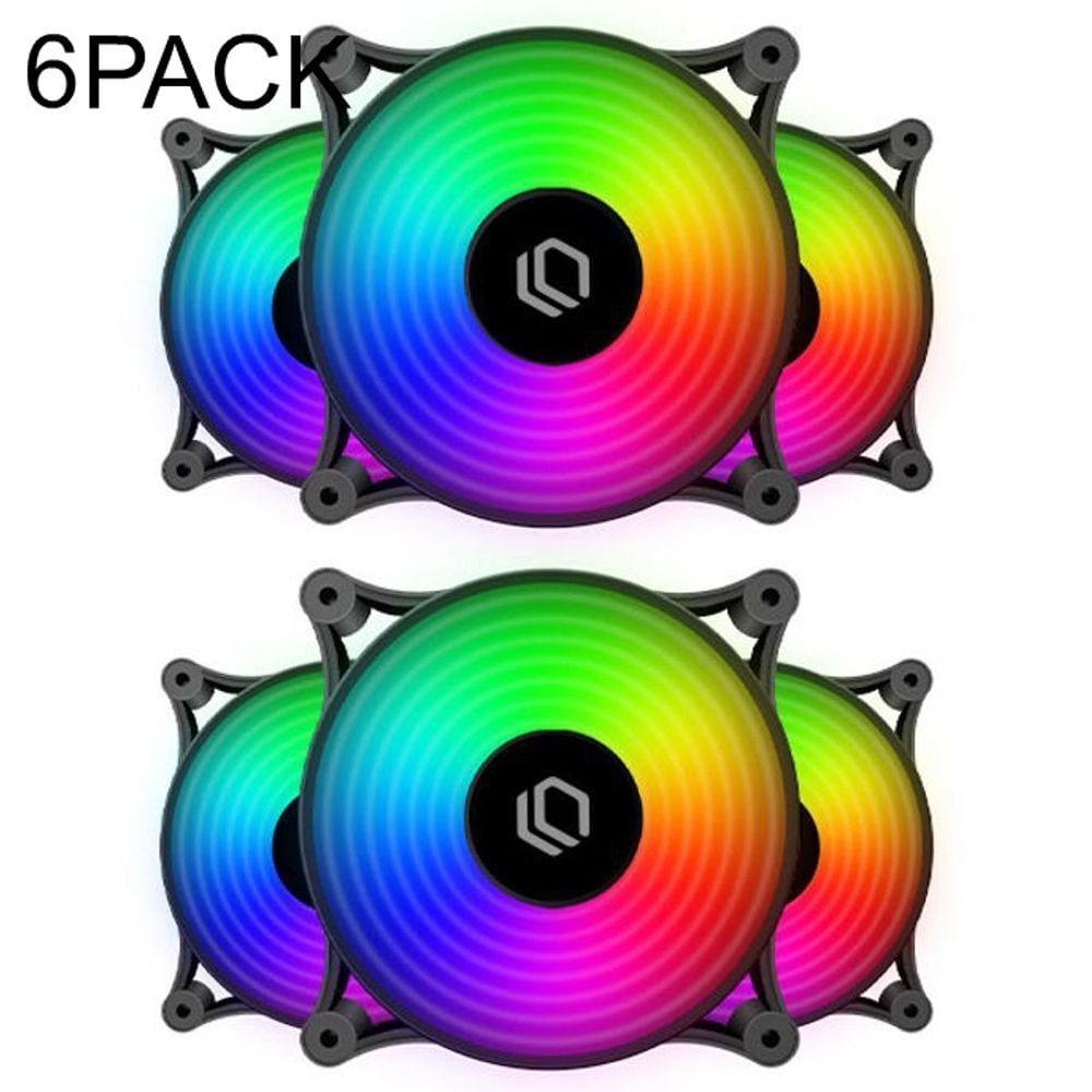 LEADCOOL 지오벤처스 쿨링 ARGB 블랙 팬 쿨러