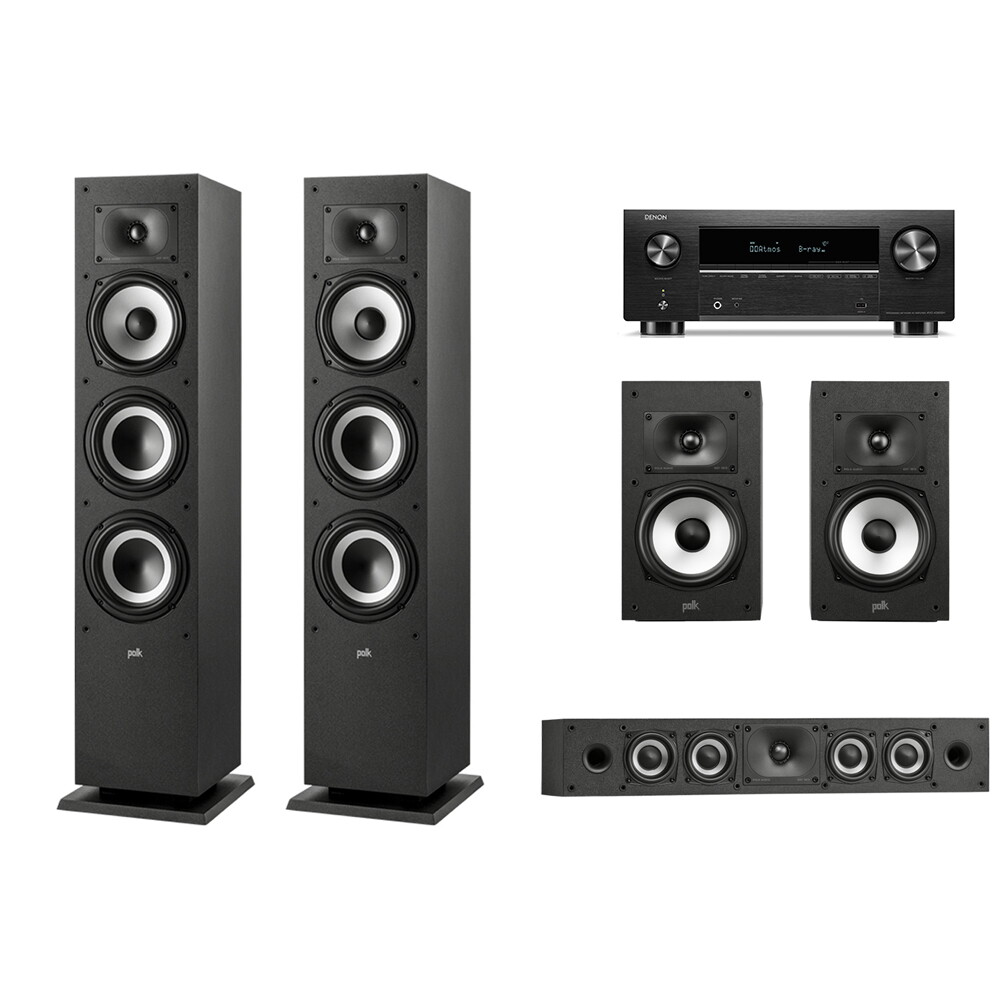 데논 AVC-X3800H + 폴크오디오 XT60 5채널스피커(20/35)