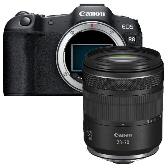 캐논 [캐논][정품] EOS R8 Body + RF 28-70mm F2.8 IS STM + 9361가방(숄더백) + 청소도구 + 포켓융