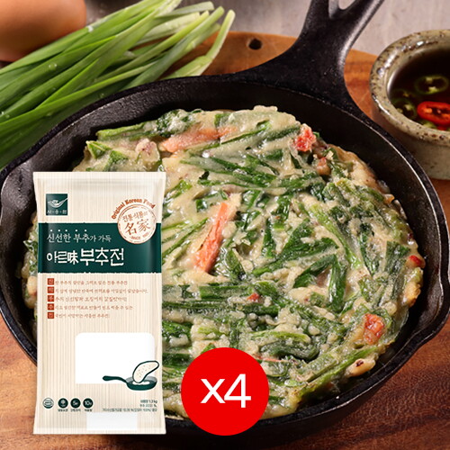 레인보우마켓 (사옹원) 아르미 부추전 1박스 냉동 (1.3kg X 4개입)