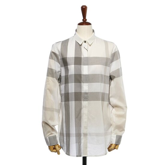 BURBERRY 브릿 체크 코튼 셔츠 (3976480/4015248/4061652)