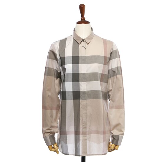 BURBERRY 브릿 체크 코튼 셔츠 (3976480/4015248/4061652)