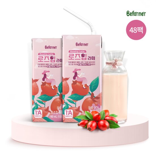 비파머 본네 로즈힙 라떼 (190ml*48팩)