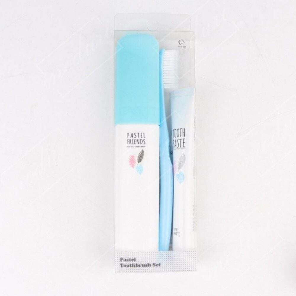 SKpartners 지오벤처스 휴대용 칫솔 치약 여행 필수품 구강 위생 용품 개인용 치아관리