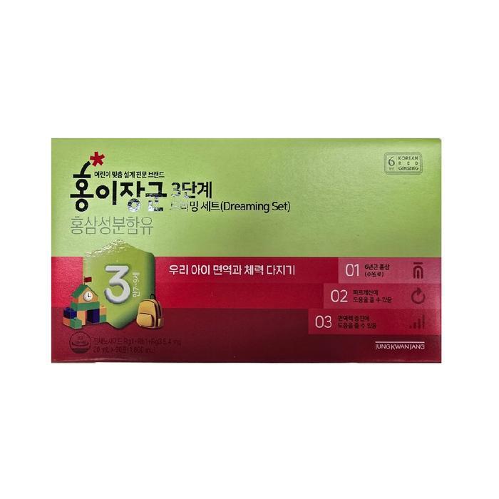 셀러허브 식품 정관장 홍이장군 3단계 20ml x 30포 (케이스없음 / 파우치발송) 드리밍세트 WB