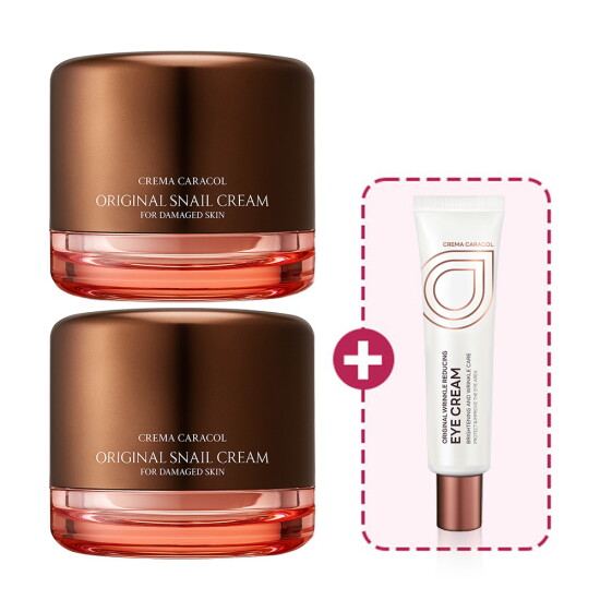 [자민경][자민경] 크레마카라콜 오리지날 달팽이크림 50ml 2개+달팽이 아이크림 20ml