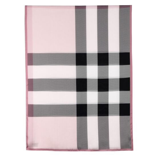 BURBERRY 체크 실크 롱 스카프 (40148331/ 40148321)