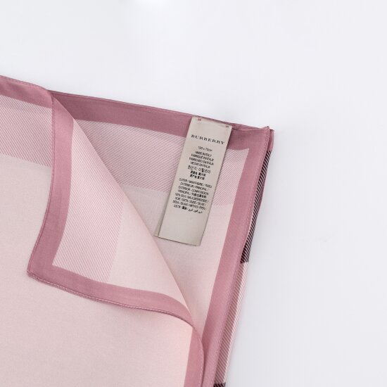 BURBERRY 체크 실크 롱 스카프 (40148331/ 40148321)