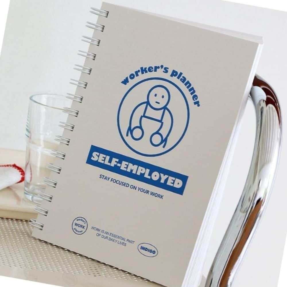 에이치플러스몰 자영업자 목표 다이어리 6개월 플래너 만년형 가계부 사업계획 기록지