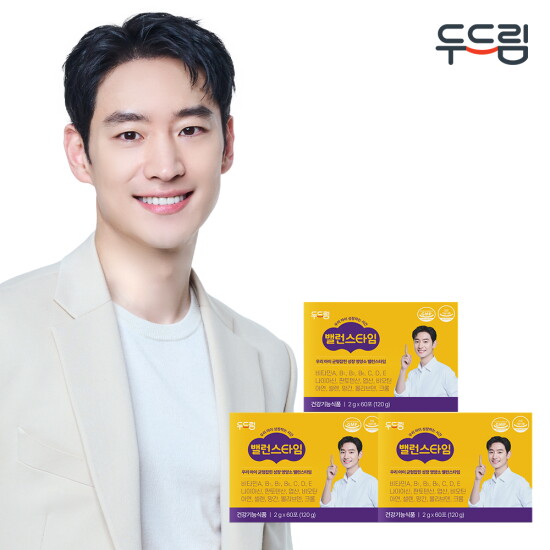 [두드림][두드림] 키즈 종합비타민 밸런스타임 60포 X 3박스 (3개월분)