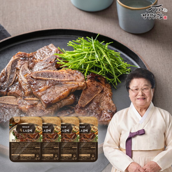 [정성곳간]정성곳간 강순의 명인의 특 양념LA갈비 400g 4팩