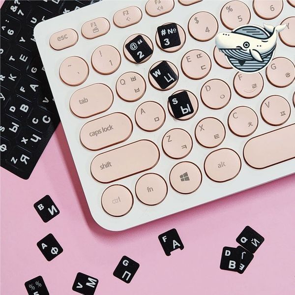 알티피아 [하프클럽/알티피아]러시아어 키보드 스티커 자판 스티커 노트북용