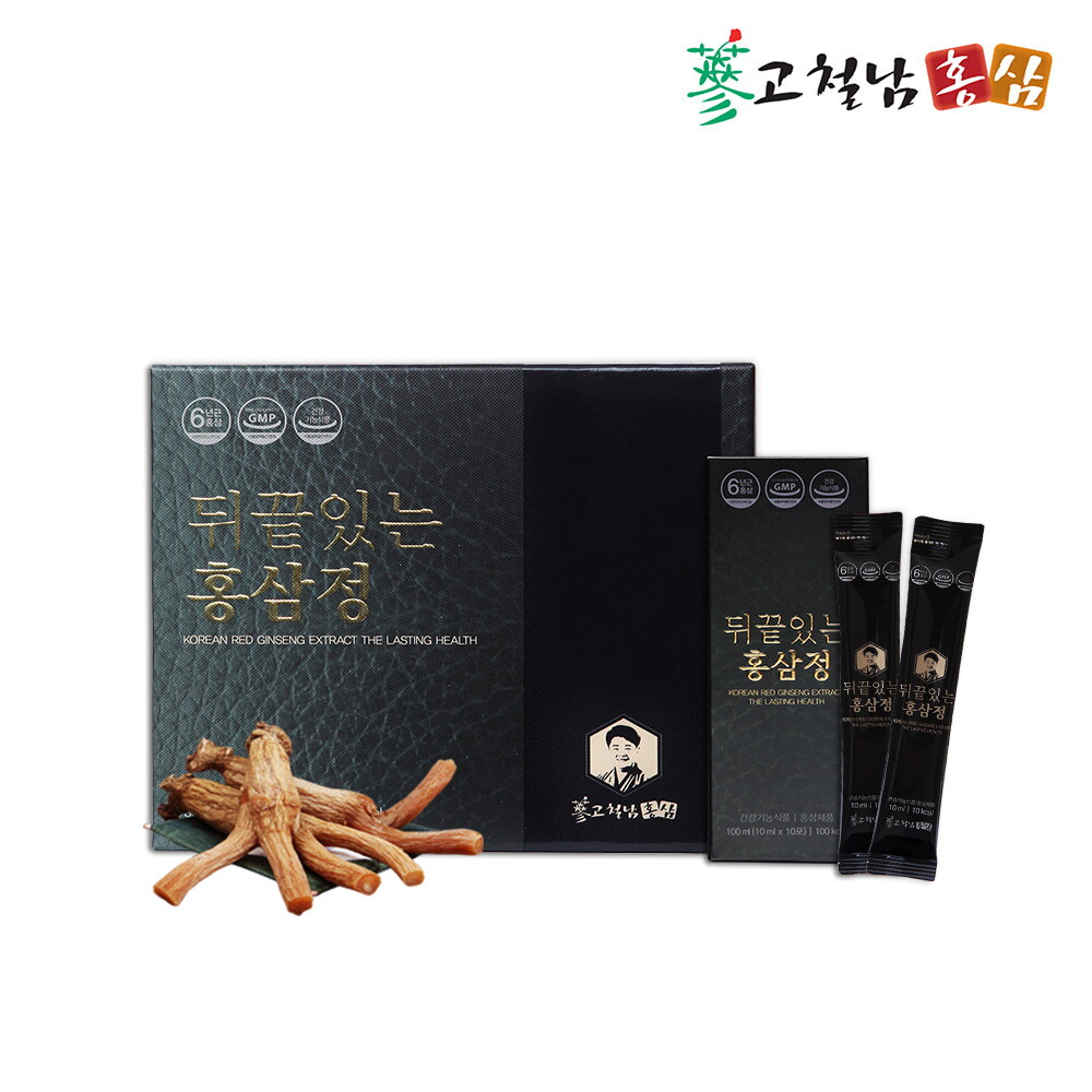 고철남홍삼(식품) 프리미엄 6년근 홍삼스틱 뒤끝있는 홍삼정 10ml(30포) / 짜먹는홍삼정