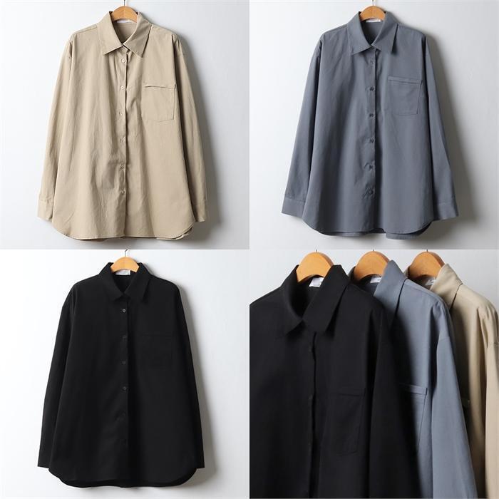 강물처럼 [강물처럼]위쉬몰 DL 피치원포켓오버핏남방(J446H211) 빅사이즈 (9242215A)