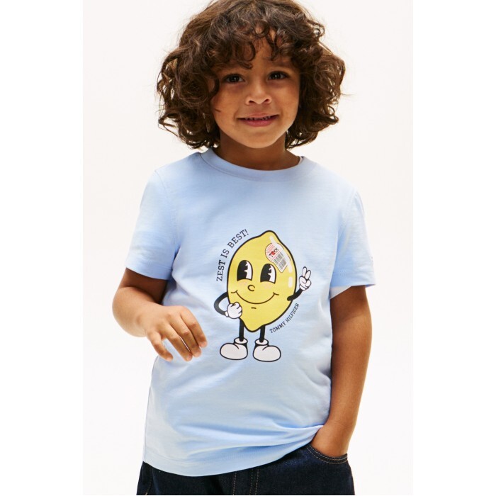 타미힐피거키즈 [공식] [타미힐피거] 제스트 그래픽 티셔츠 (T42G1KKO800BT4C3Q)