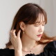 [프리스카제이][프리스카제이] 14K 자체제작 부자된다 원터치 귀걸이 M
