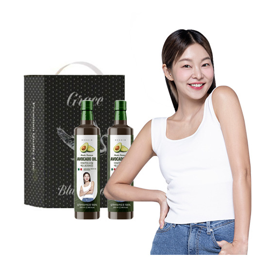 [니드인][송해나 픽][니드인] 프리미엄 오일 2p 선물세트 (아보카도250ML*2)+손잡이박스