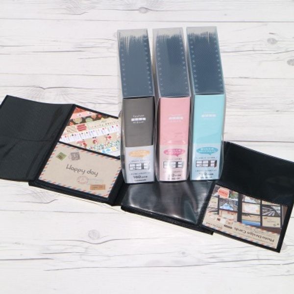 (주)아이플래너스 교보문고 문구반점 나카바야시 160매용 2단 2열 접이식 포켓앨범 TPL-160