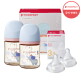 [더블하트][더블하트] 3세대 160ml 디어프렌즈 트윈팩(젖병2개/노꼭지) + 젖꼭지 4개