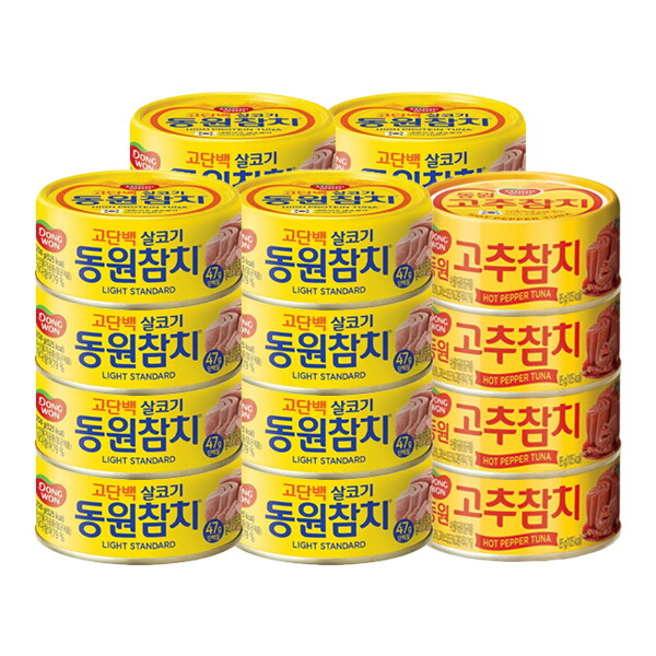 동원F＆B 동원 F&B 동원 라이트참치 85g 16캔 + 고추참치 85g 4캔