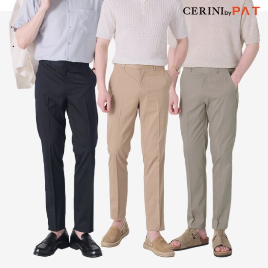 [CERINI by PAT] 남성 여름 냉감 면 스판 팬츠 1종 (25m)
